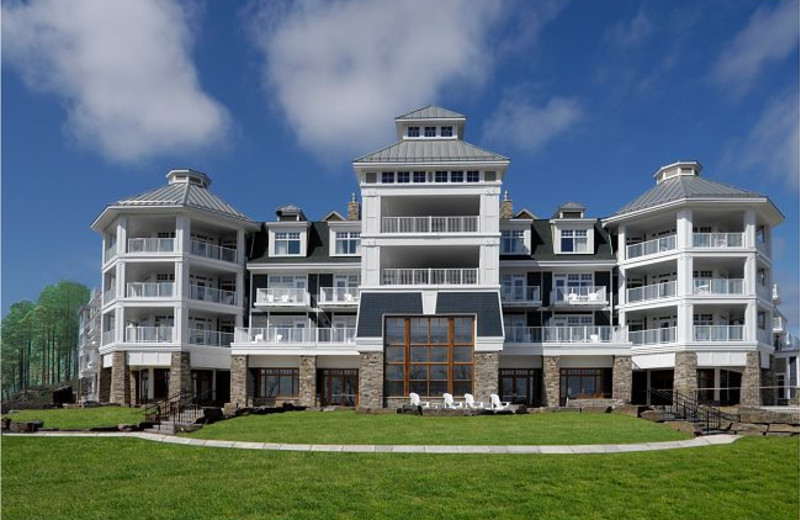 Exterior view of The Rosseau, A JW Marriott Resort & Spa.