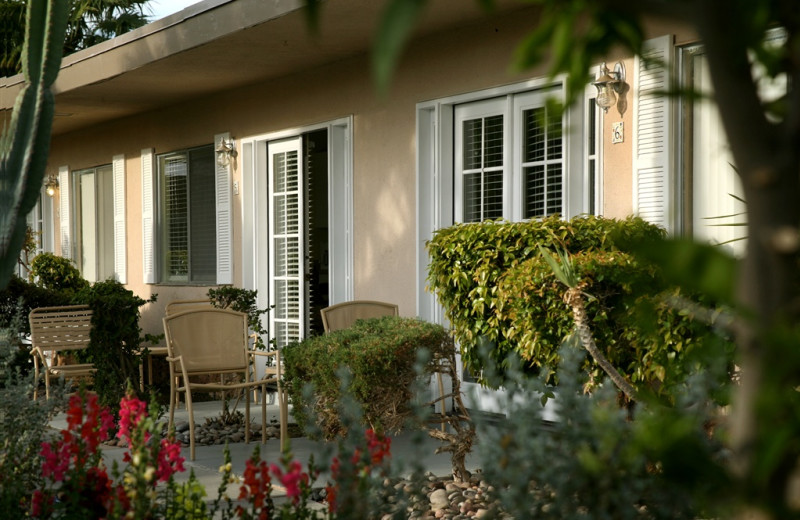 Patio view of Tuscany Manor Resort.