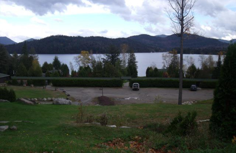 Lake view at Lake Placid Accommodations.