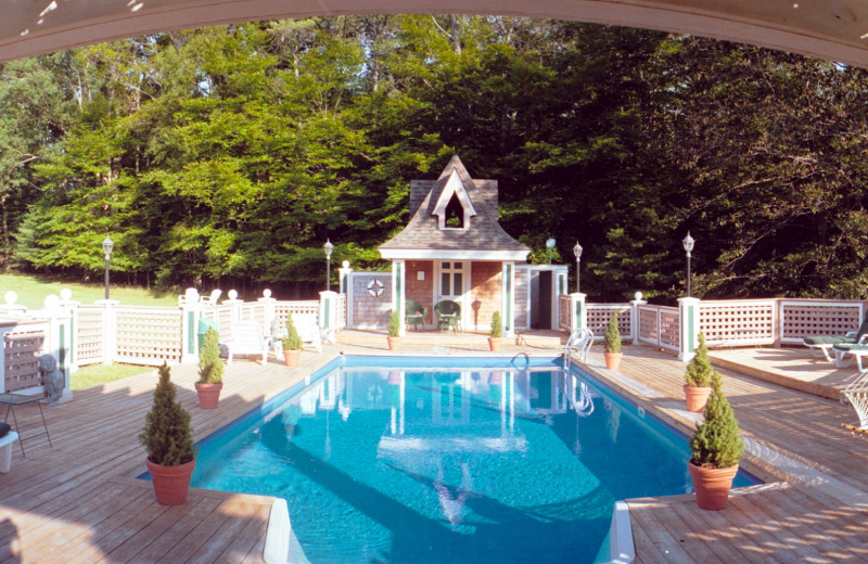 Outdoor pool at Inn At Lake Joseph.