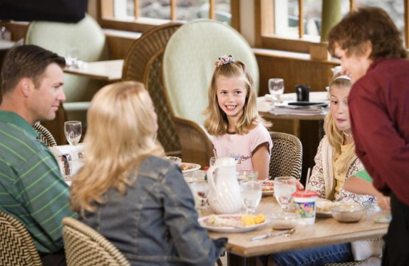 Dining at The Lodge of Four Seasons.
