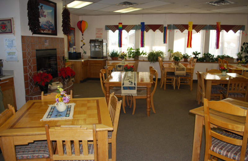 Dinning room at American RV Park.