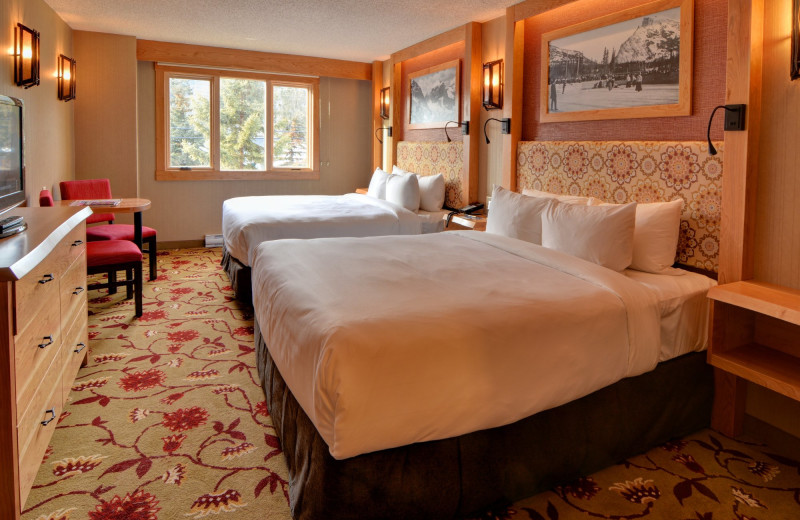 Guest room at Banff Ptarmigan Inn.