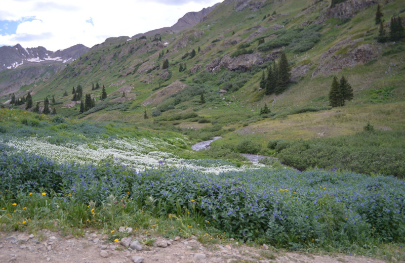 Mountains at The North Face Lodge.