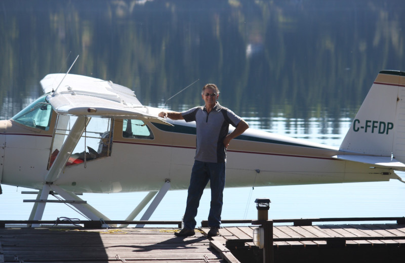 Boat plane at Tyee Lake Lodge.