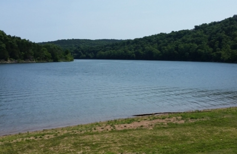 Lake at The Island Motel 