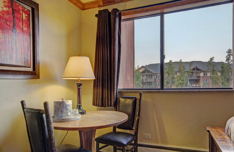 Guest room at Beaver Run Resort & Conference Center.