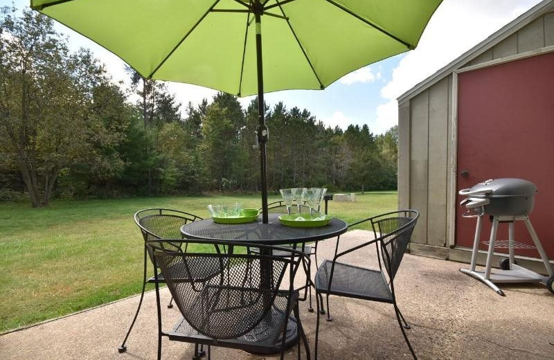 Rental patio at Sand County Service Company.
