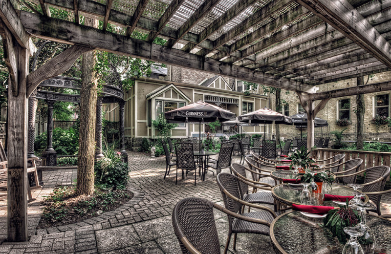 Patio at Idlewyld Inn.