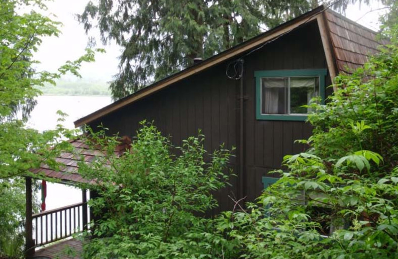 Cabin exterior at Lochaerie Resort.