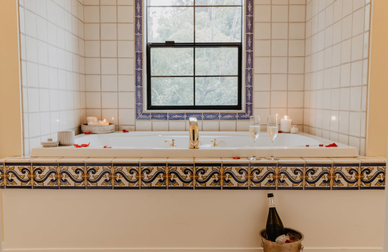 Guest bathroom at Sonoma Coast Villa & Spa Resort.