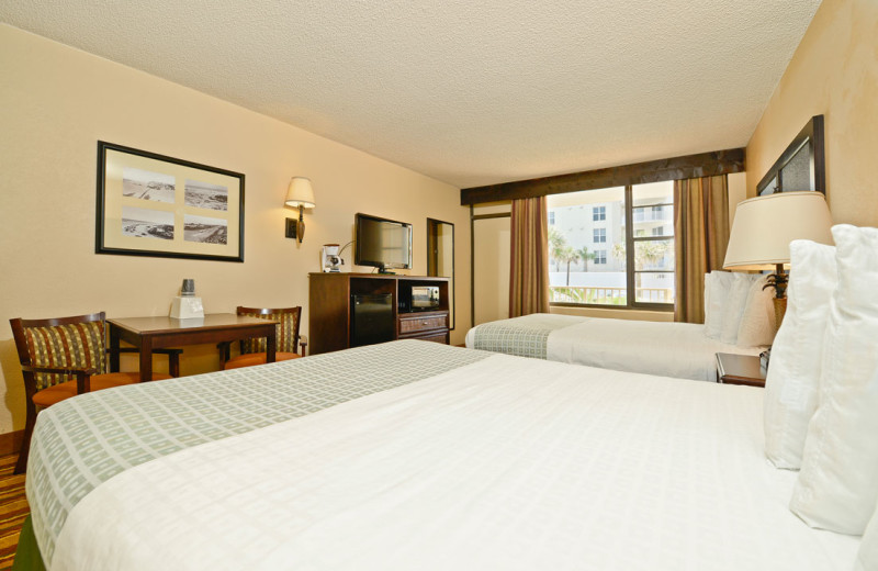 Guest room at Daytona Beach Shores Hotel.