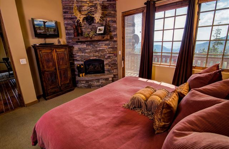 Rental bedroom at Black Diamond Vacation Rentals.