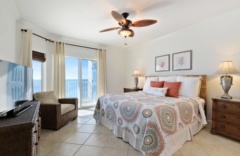 Rental bedroom at Alabama Coastal Properties.