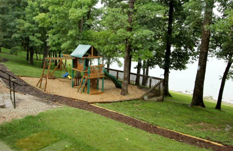 Kid's playground at Vickery Resort On Table Rock Lake.