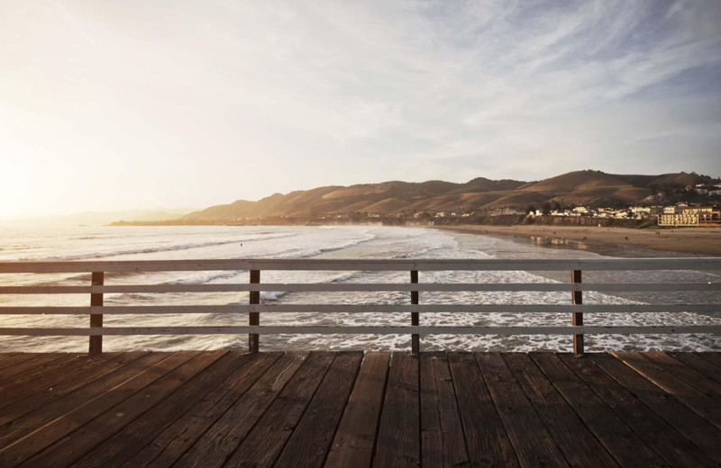 Beach at Inn at the Pier.