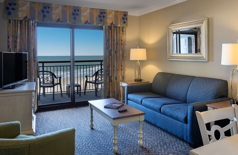 Guest living room at Ocean Reef Resort.