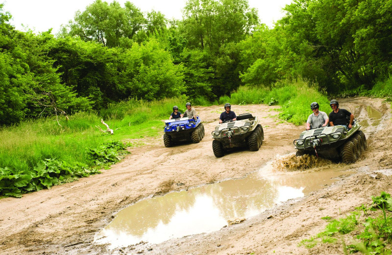 ATVs at YD Guest Ranch.