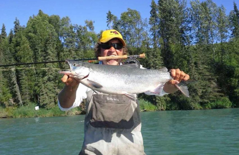 Fishing at Jimmie Jack's Alaska Fishing Lodges.