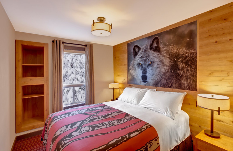 Guest room at Banff Lodging Company.