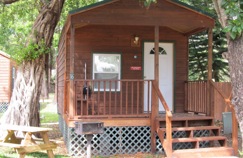 Cabin exterior at Miami Everglades.