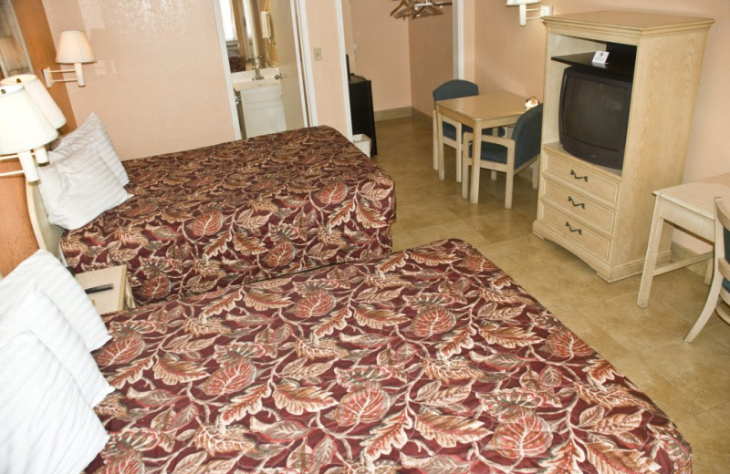 Guest room at WindWater Hotel & Resort.