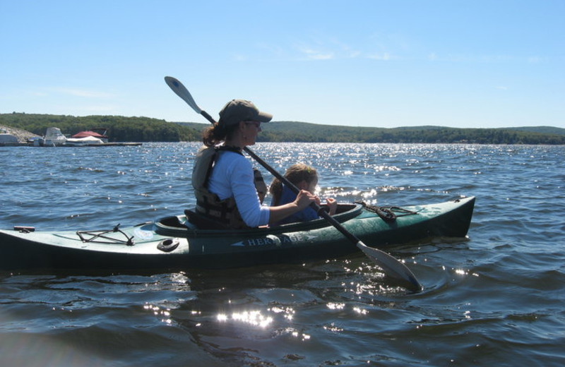 Kayaking on the Lake at The Settlers Inn