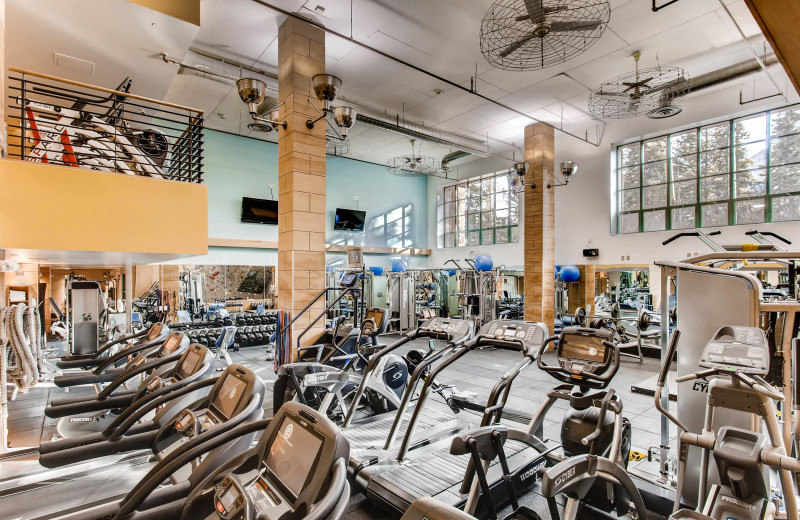 Fitness room at Vail Mountain Lodge & Spa.