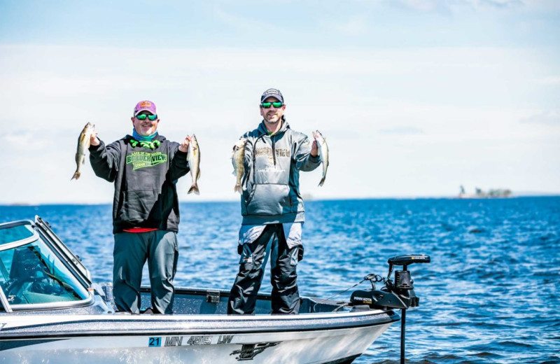 Fishing at Border View Lodge.