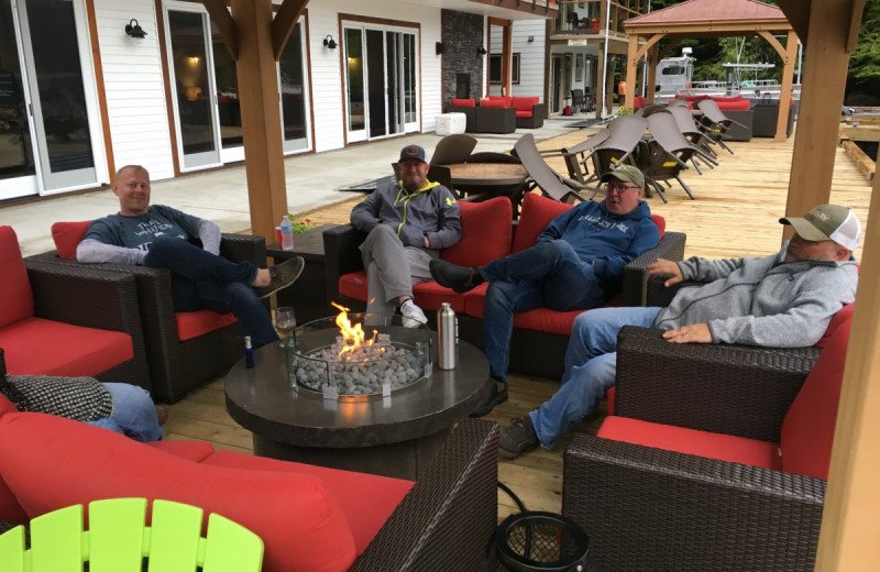 Patio at Nootka Marine Adventures.