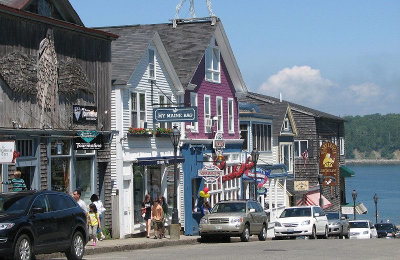 Town near Vacationland Inn.