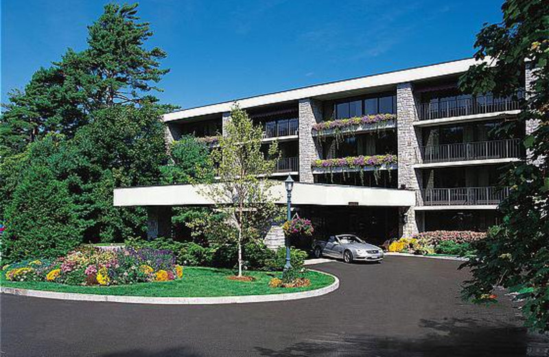 Exterior Front Entrance at Bar Harbor Regency
