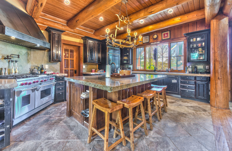 Rental kitchen at Park City Rental Properties.