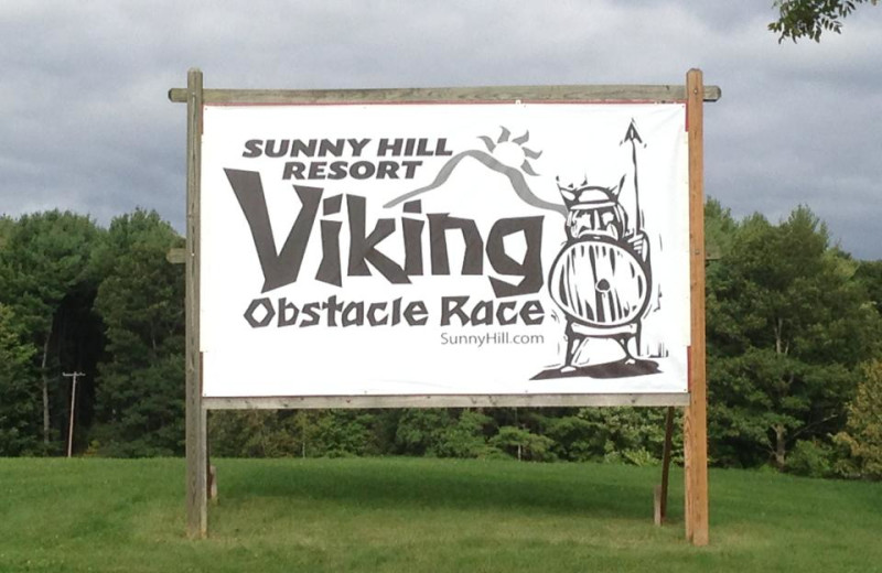 The Viking Obstacle Course at Sunny Hill Resort & Golf Course.