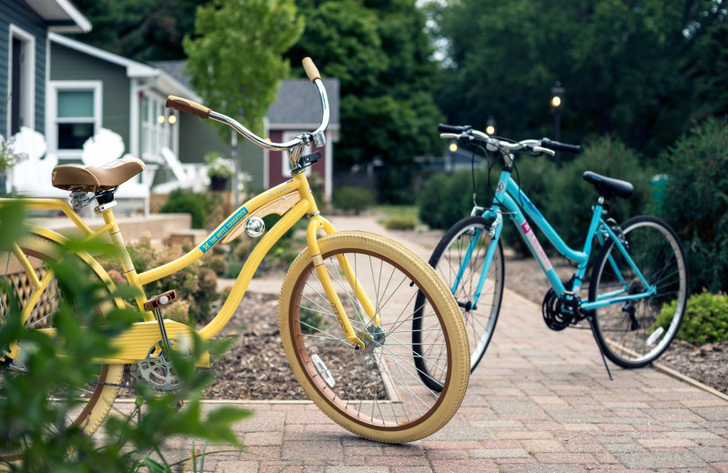 Bikes at The Hotel Saugatuck.