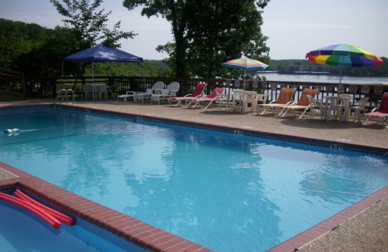 Outdoor pool at Inn at Grand Glaize.