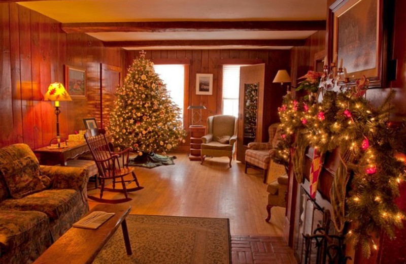 Living room view at The Gables Inn.