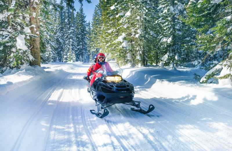 Snowmobiling at Durango Colorado Vacations.