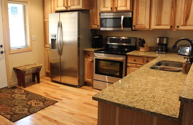 Villa kitchen at Wilderness Resort Villas.