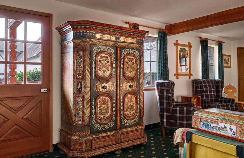 Lobby at Hotel Pension Anna.