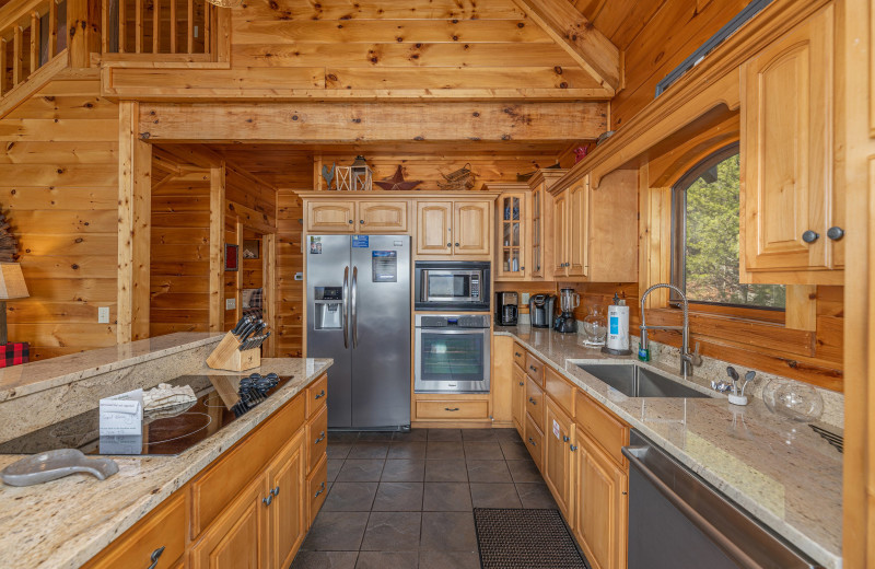 Kitchen at American Patriot Getaways - Mountain Mama.