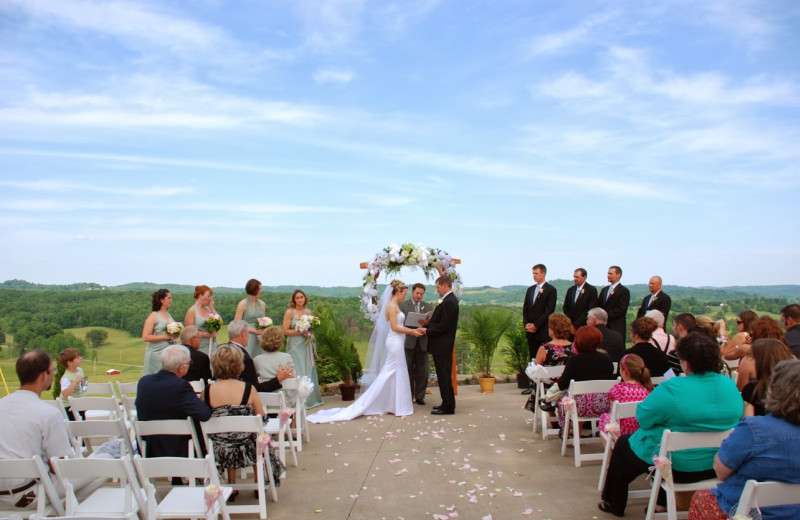 Wedding at Pine Lakes Lodge.