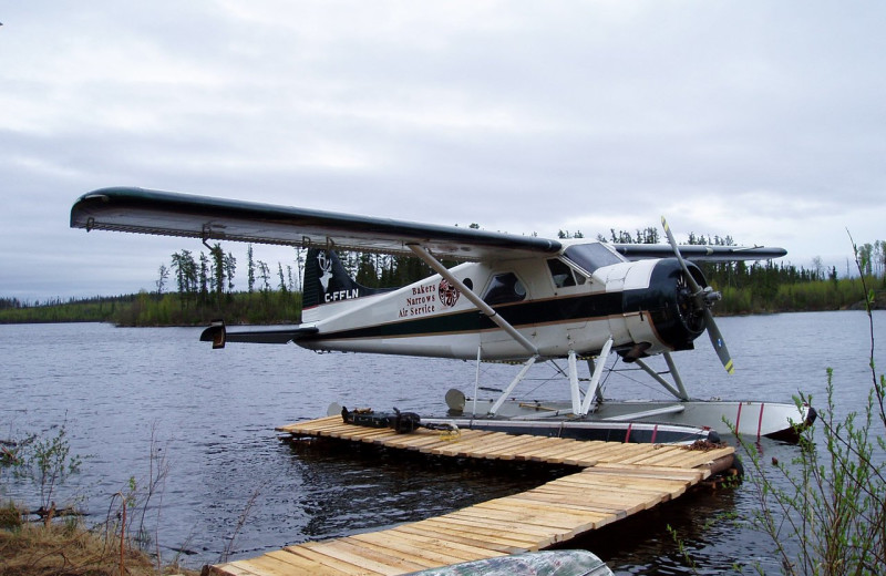 Plane at Bakers Narrows Lodge.