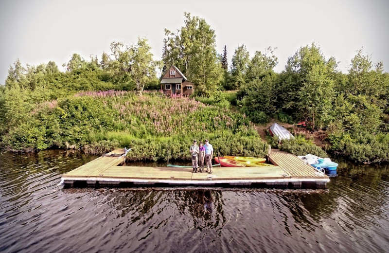 Cabin exterior at The Alaska Adventure Company.