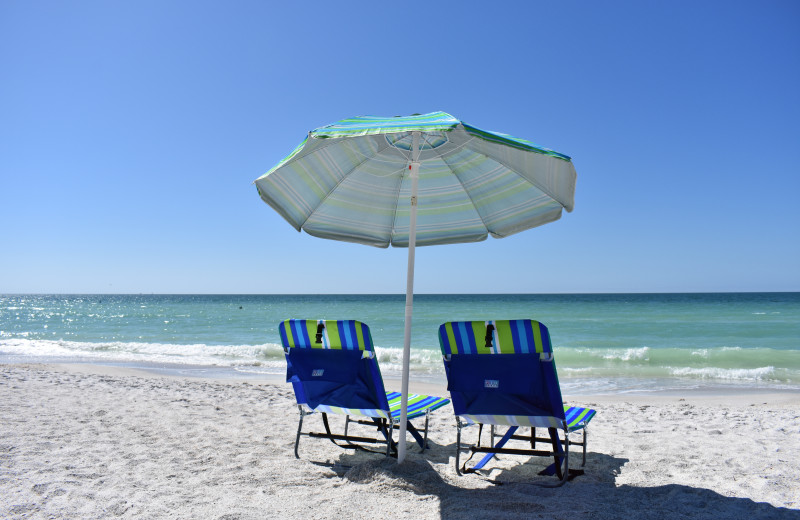 Beach at Anna Maria Vacations.