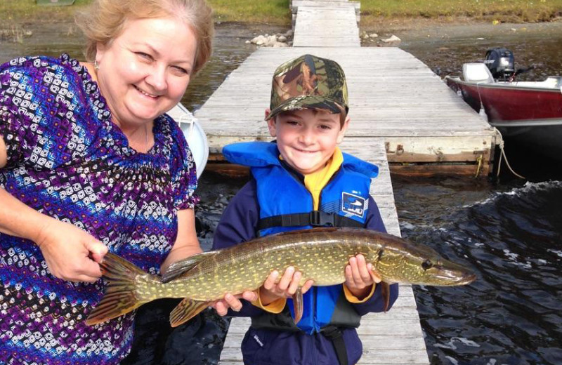 Fishing at Elk Lake Wilderness Resort.
