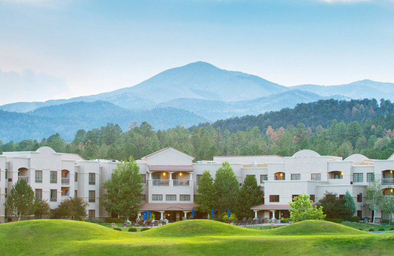 Exterior view of The Lodge at Sierra Blanca.