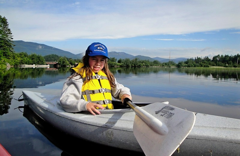 Kayaking at Grant's Camps.