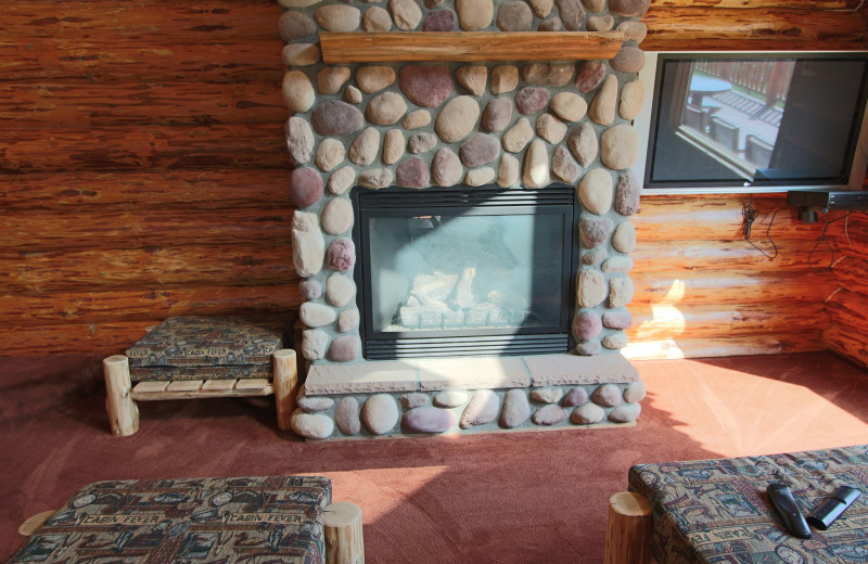 Interior view of Zippel Bay Resort.