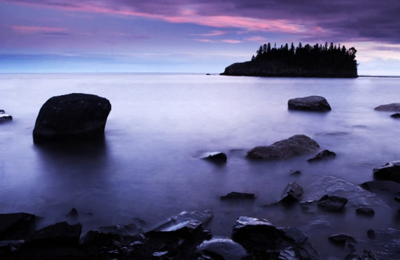 The lake at The Inn on Lake Superior.